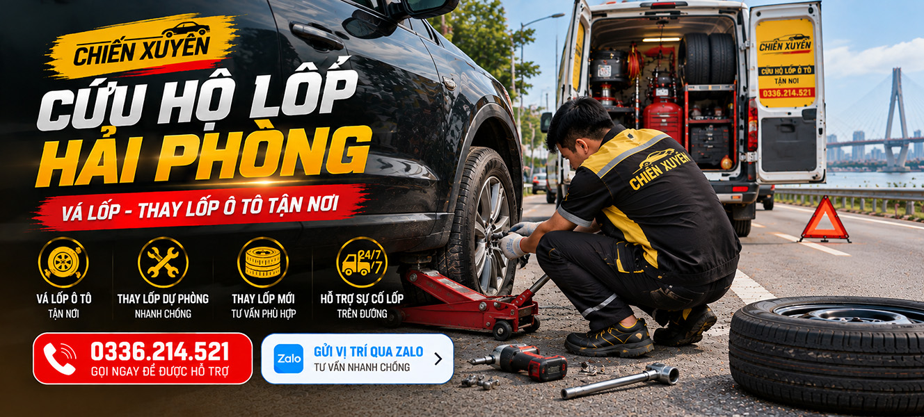Cứu hộ lốp Hải Phòng - Chiến Xuyên