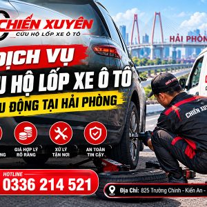 Cứu hộ lốp xe ô tô lưu động tại Hải Phòng