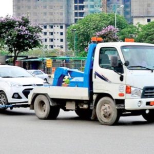 Cứu hộ lốp xe trên đường cao tốc tại Hải Phòng