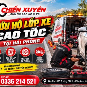 cứu hộ lốp xe cao tốc tại Hải Phòng